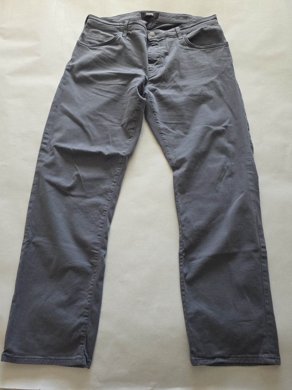 Mavi Men's Straight Jeans in Slate Gray 38 X 32